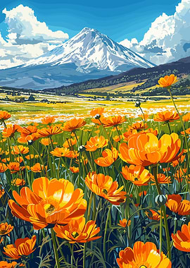 Mountain Meadow Flowers