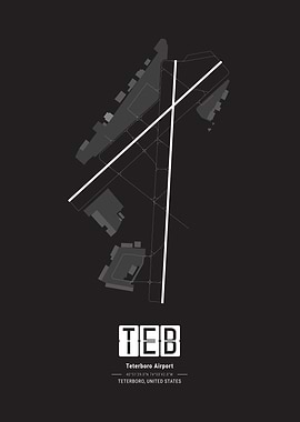 Teterboro Airport Map