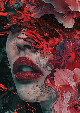 Abstract Floral Portrait