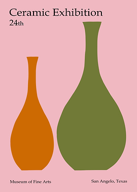 Ceramic Exhibition Poster