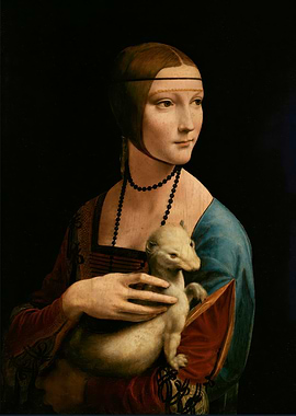Lady with an Ermine Leonardo Da Vinci