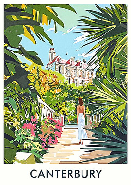 Canterbury Garden Scene