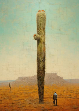 Big Cactus Small Men