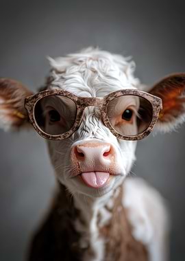 Cow in Sunglasses