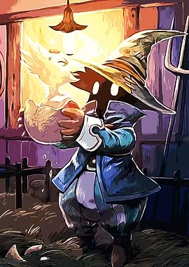 Black Mage with Chocobo