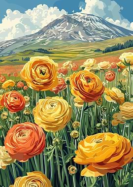 Mountain Meadow Flowers