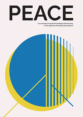 Peace Symbol Abstract Art