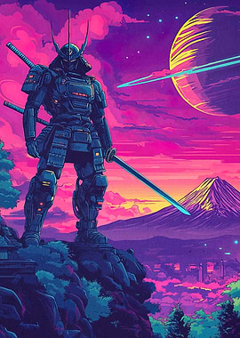 Cyberpunk Samurai