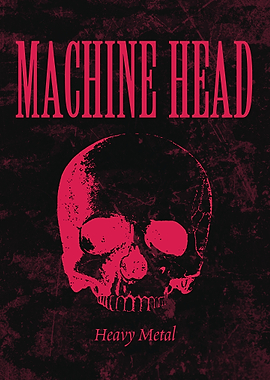 Machine Head Heavy Metal Skull