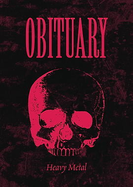 Obituary Heavy Metal Skull