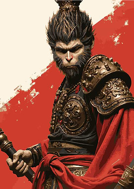 Monkey King Digital Art