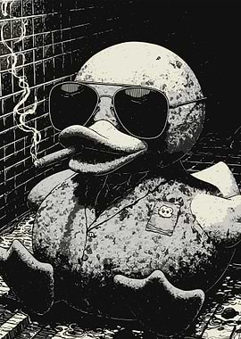 Cool Duck with Cigar