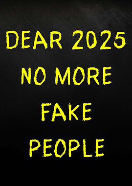 2025 No Fake People