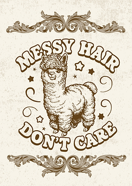 Vintage Style Alpaca Poster Animal Pun