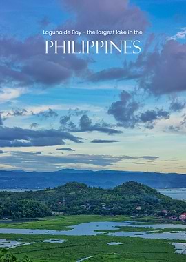Laguna de Bay, Philippines - The largest lake in the Philippines