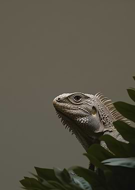 Iguana Portrait