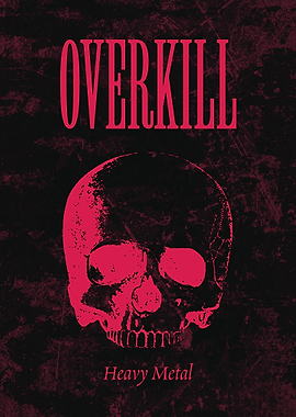 Overkill Heavy Metal Skull
