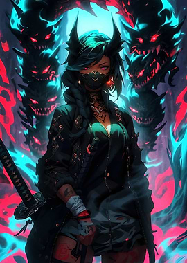 Cyberpunk Demon Slayer