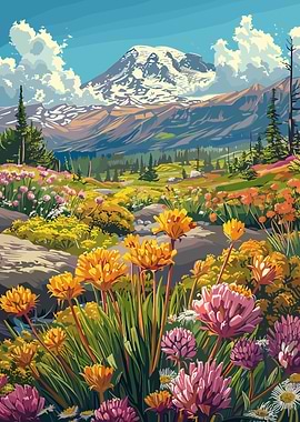 Mount Rainier Wildflowers