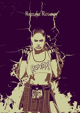 Ronda Rousey MMA Poster