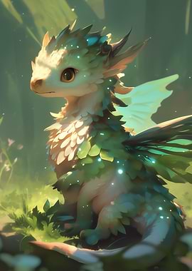 Cute Green Dragon