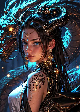 Enchantress with the Golden Dragon