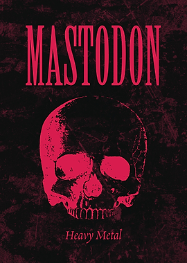 Mastodon Heavy Metal Skull
