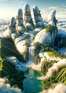 Stone Hand Landscape