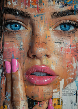 Abstract Woman Portrait