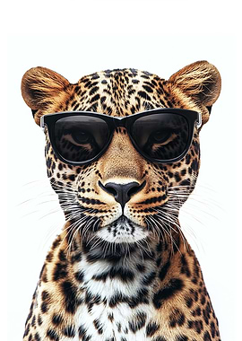 Cool Leopard in Sunglasses