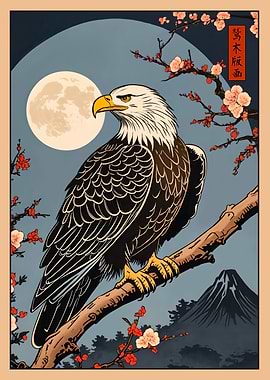 Eagle Japanese Art