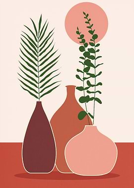 Vases and Greenery