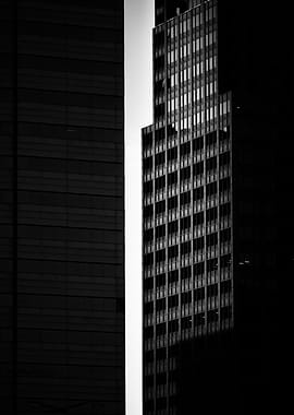 Black and White Skyscrapers