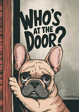 Peeking French Bulldog