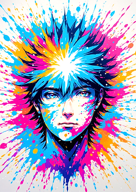 Anime Boy Pop Art