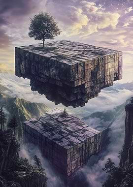 Floating Stone Platforms