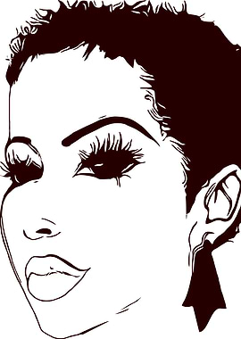 Woman with Short Hair