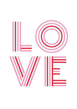 Love Typography Art