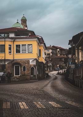 Cobblestone Street in Old Town