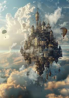 Futuristic Floating City