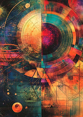 Abstract Geometric Art