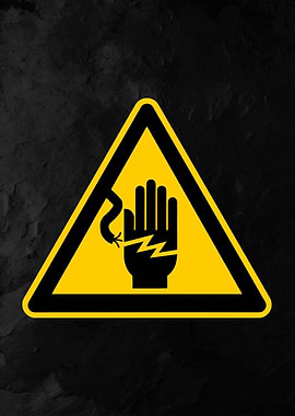 High Voltage Warning Sign