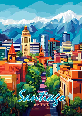 Santiago, Chile Cityscape