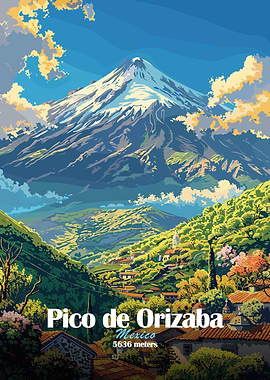 Pico de Orizaba Mountain