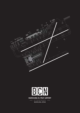 Barcelona Airport Map