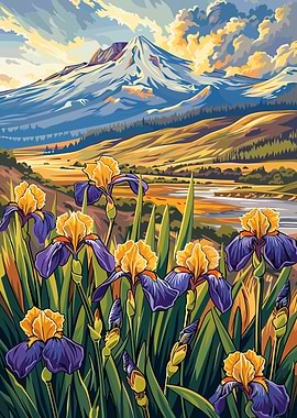 Mountain Irises