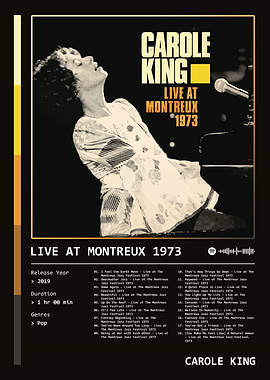 Live At Montreux 1973 (2019) Album by Carole King