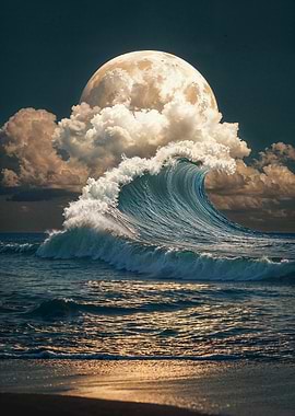 Moonlit Wave