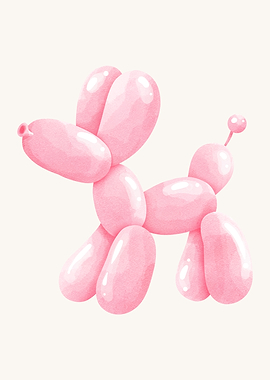 Pink Balloon Dog