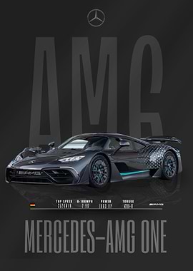 Mercedes-AMG One Supercar Poster